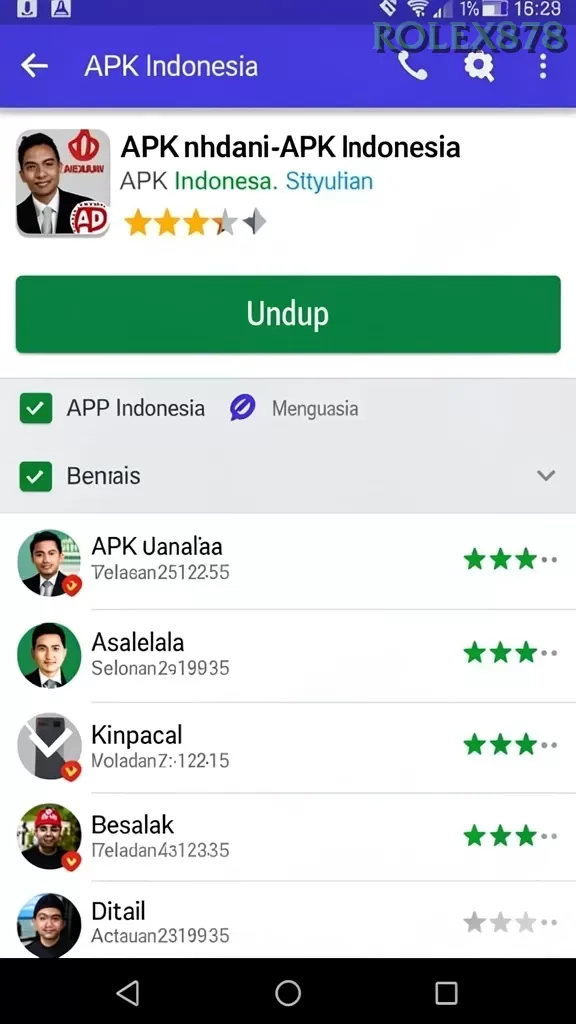 Cuplikan layar OVO88 — aktivitas