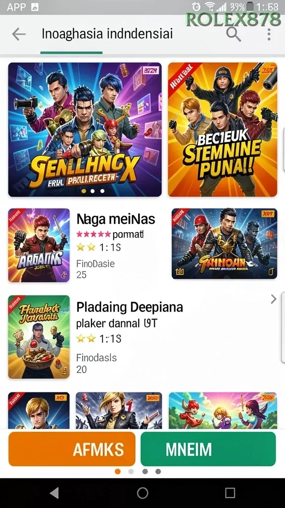 Cuplikan layar 77RP — aktivitas