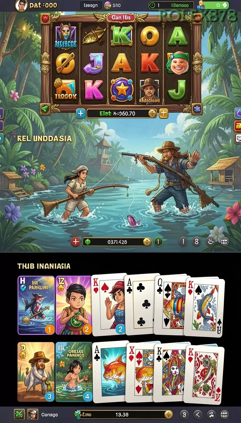 Cuplikan layar SLOTSRI — menu navigasi